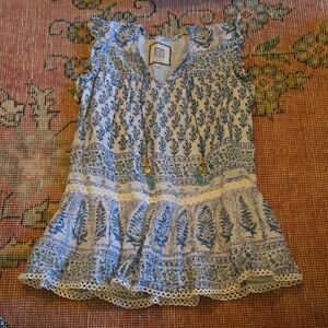 Bell Kids Blue and White Kids Dress